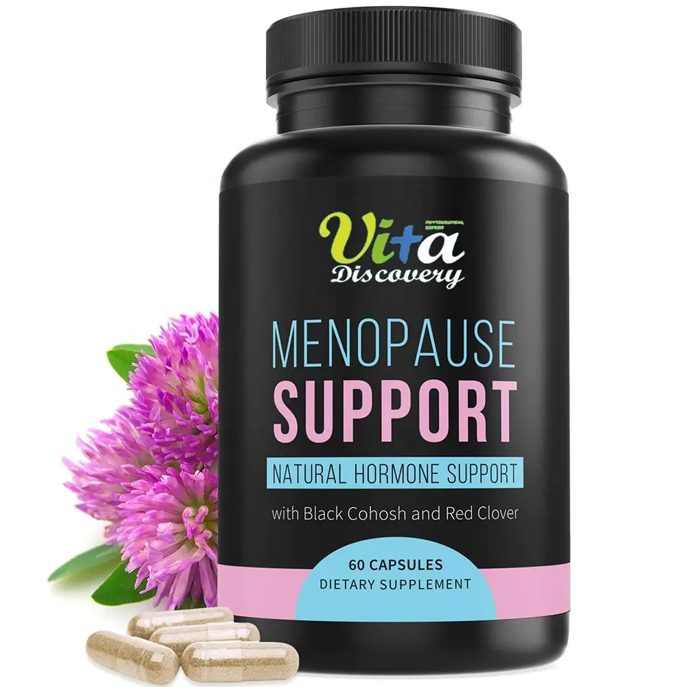 Menopausen-Supplements extra natürlich mit Black Cohosh Hormon-Balance Menopausen-Unterstützungskapseln