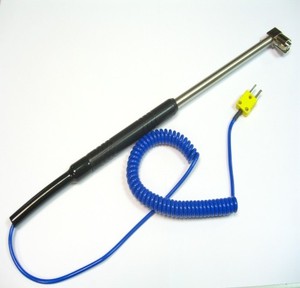 TECPEL TPK-04LS Type-K熱電対表面センサー、ハンドヘルド表面温度センサー、金属表面の温度 - Product Image 1