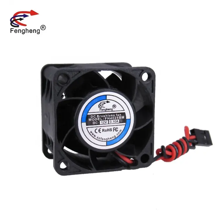 fengheng 1/10 1/8 1/5 RC Model Car Brushed Brushless Motor Heatsink 4028 High Speed Cooling Fan 12V Aluminum Fan Cover 40x28mm