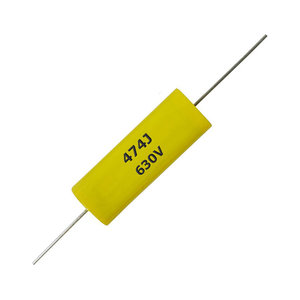用于音频应用的CBB20 MPA轴向金属化聚丙烯薄膜电容器<span class=keywords><strong>0.47uF</strong></span> 630V 474J