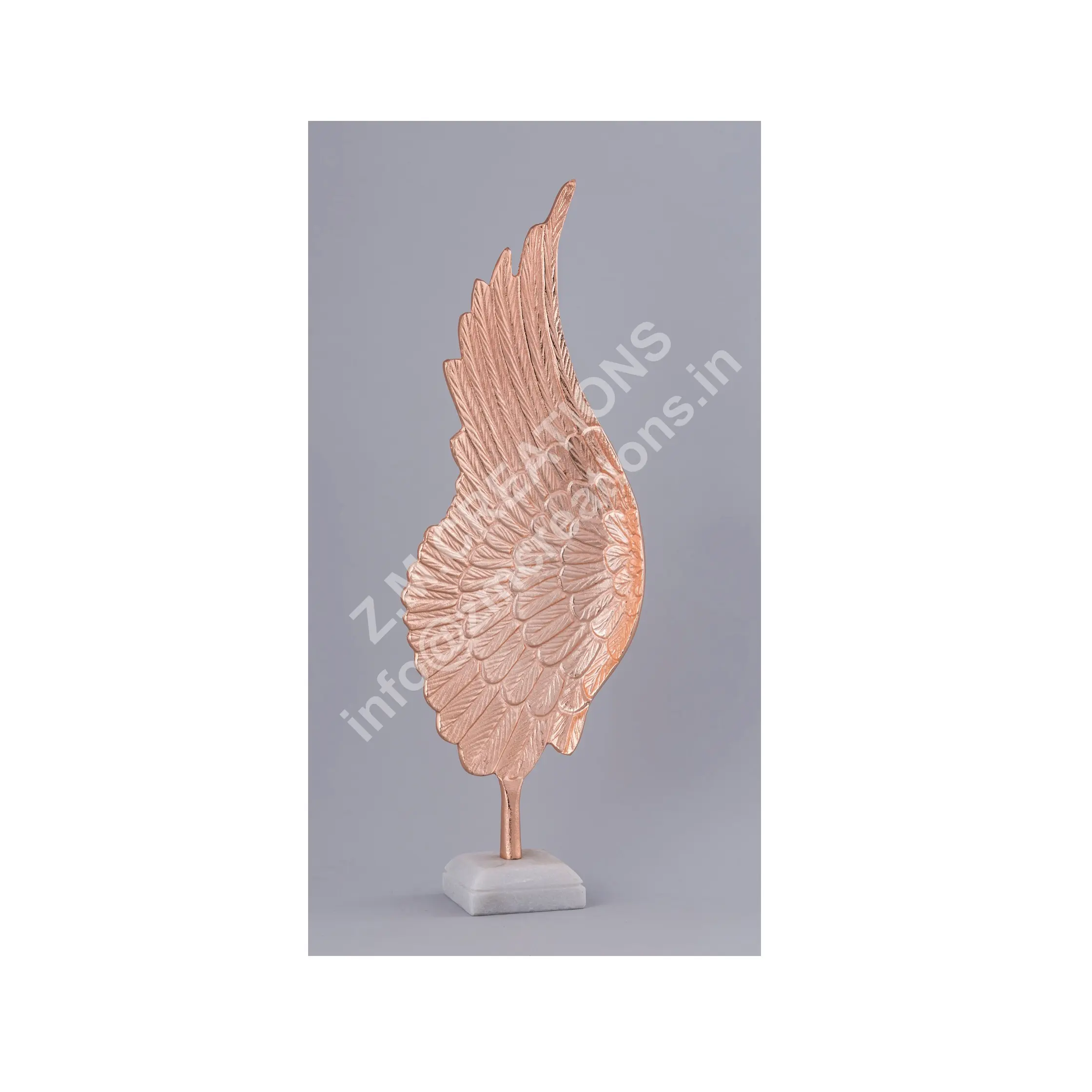 Sculpture oiseau plume Design marbre Base bureau utilisation dernier artisanat Top tendance bureau maison bureau salon sur vitrine