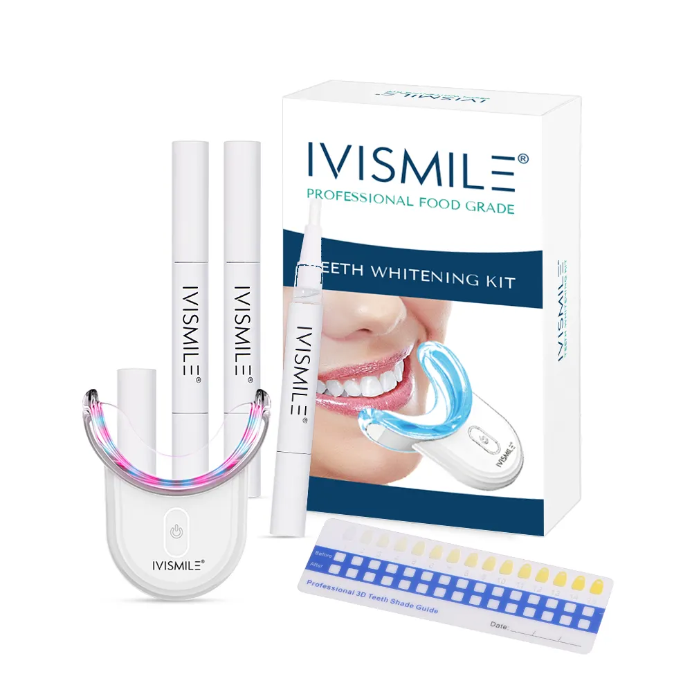 IVISMILE-Sistema de blanqueamiento Dental, Kits de blanqueamiento Dental, recargable, inalámbrico, 35% CP