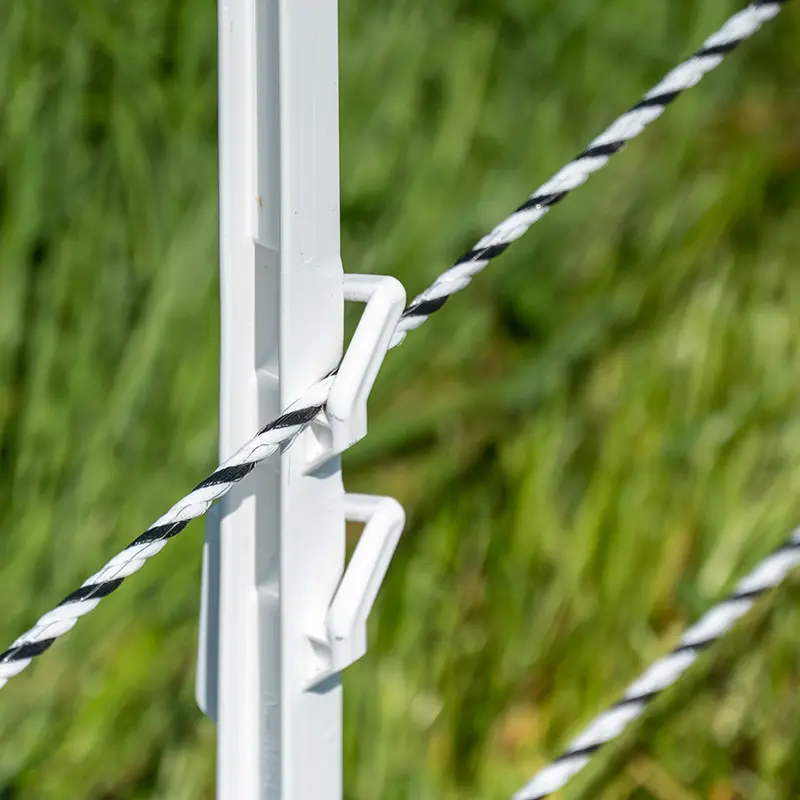 Çiftlik hayvanları tarım Step-in plastik direkler elektrik eskrim için plastik elektrikli çit direği