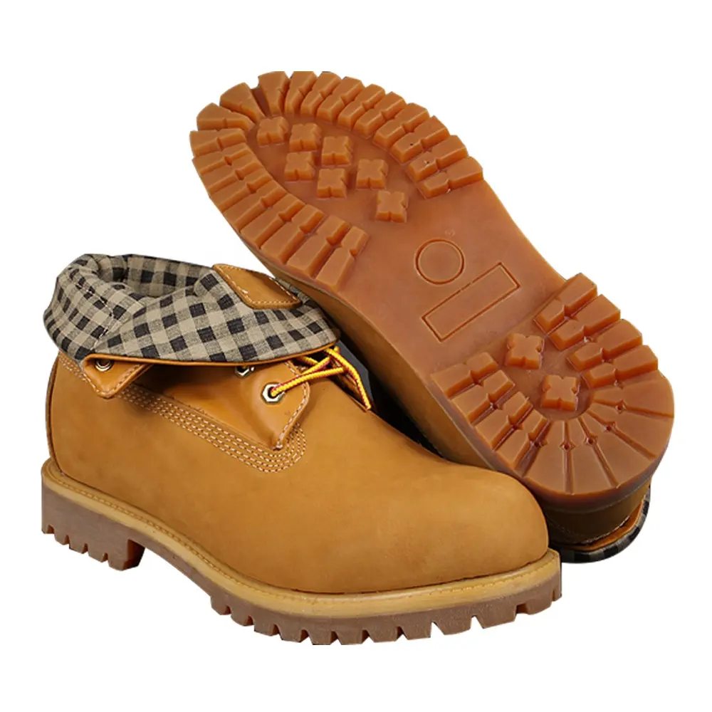 New Products Used Best Land Safety labor arbeit schuhe herren Nubuck High leder stiefeletten