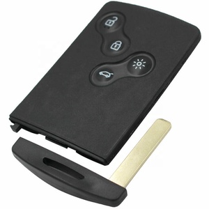 最高のオリジナル433MHZ PCF7953スマートリモートコントロールキーカードリモートフォブ4ボタンKoleosClio2009〜2014 Captur 2013〜2017 - Product Image 1