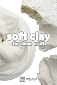 Soft <strong>Clay</strong> <strong>White</strong> for Slime Supplies 65g DIY Modeling <strong>Clay</strong> Soft Paper <strong>Clay</strong> Make Model Figure BLESS TOYS Made in JAPAN - Product Image 2