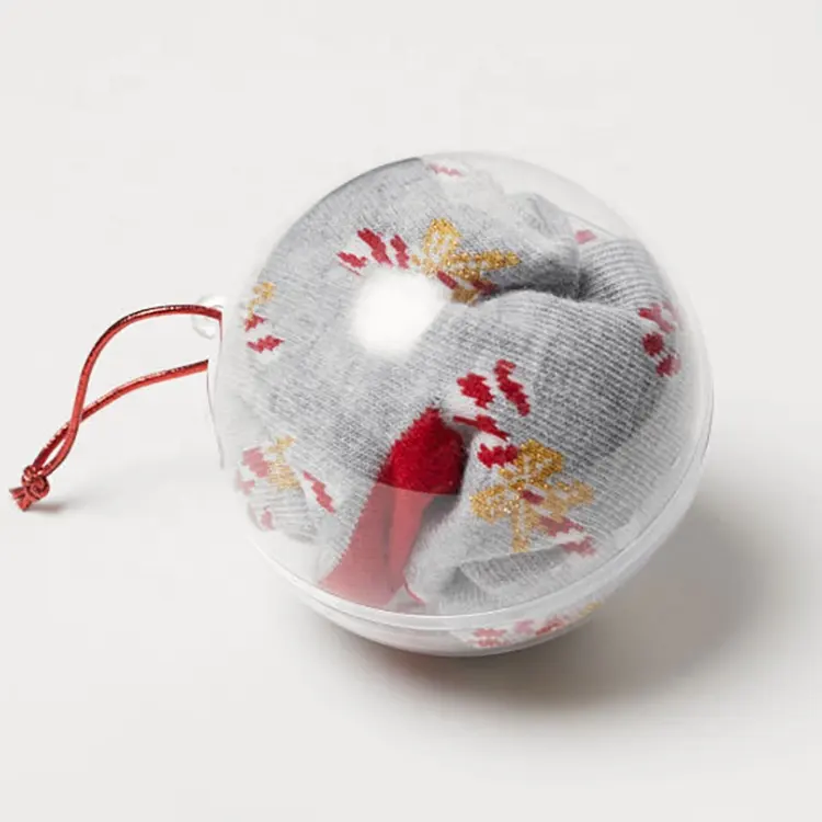 Yongli-Esferas Transparentes de 80mm con logotipo personalizado, adornos colgantes de plástico de 8Cm, bolas de Navidad decorativas