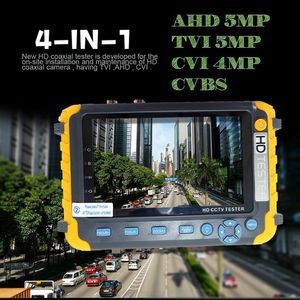 Probador de cámara de seguridad analógica, Monitor de 5 pulgadas, HD, 5MP, TFT, LCD, TVI, AHD, CVI, CVBS, CCTV, Cuatro en Uno, VGA, entrada MI - Product Image 4