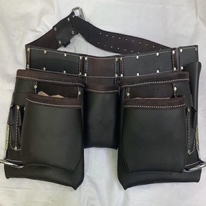OIL TANNED LEATHER <strong>TOOL</strong> POUCH <strong>BAG</strong> <strong>11</strong> POCKETS - Product Image 1