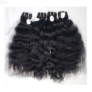 Toptan en iyi ham İşlenmemiş % 100 İnsan saçı ıslak dalgalı Remy demetleri - Product Image 6
