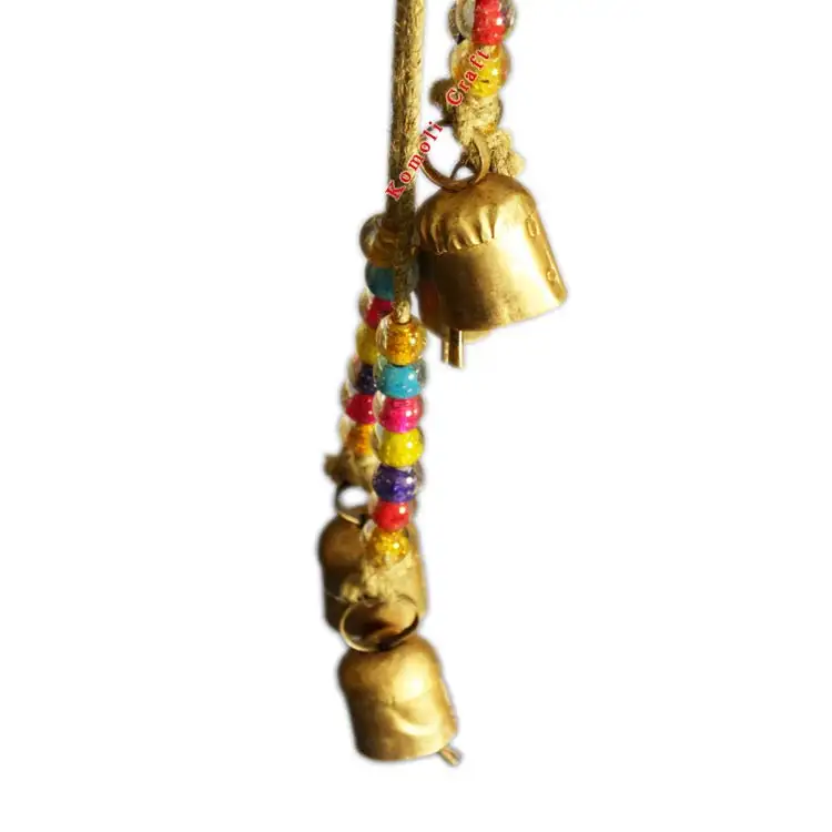 Cluster of bells beads craft iron wind chime garden decoration wholesale