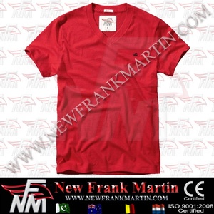 NFMカスタマイズ可能Tシャツ卸売ジャージクイックドライVネックベニヤ無地ブランクコットンポリエステルカスタムロゴ特大フィット - Product Image 2