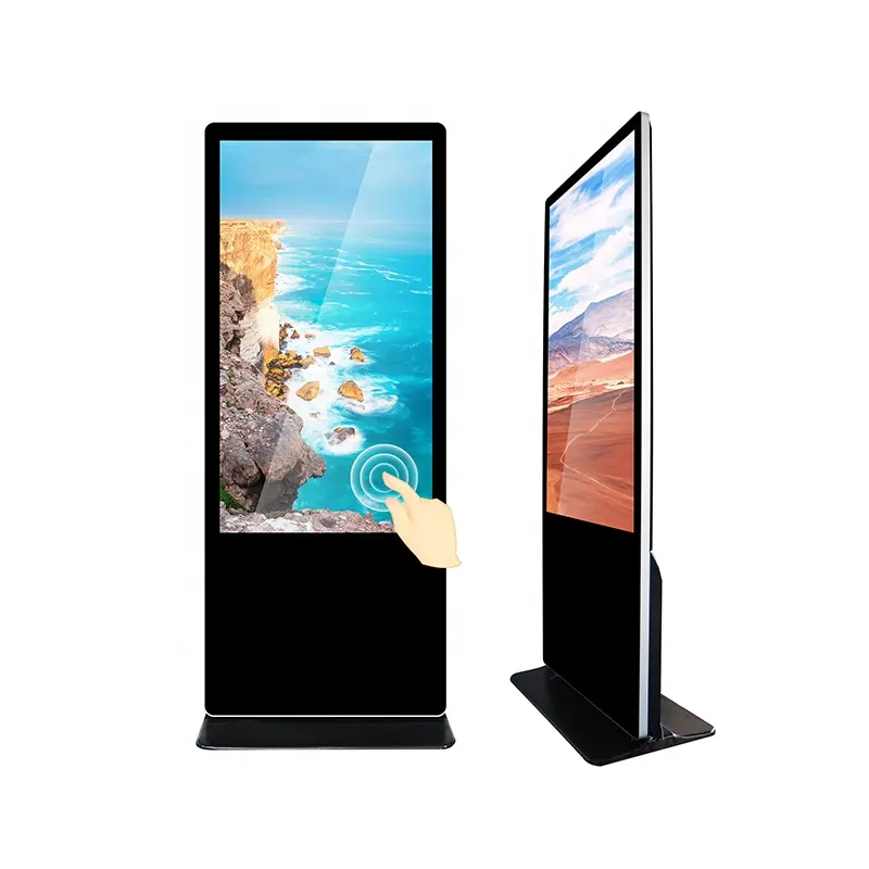 55'' LCD Digital Signage Indoor Application Floor Standing Advertising Display From KINGCHONG