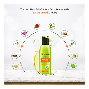 AmlaとBhringrajが豊富なTrichupヘアフォールコントロールオイルとシャンプーは、ヘアフォールを減らすのに役立ちます - Product Image 6