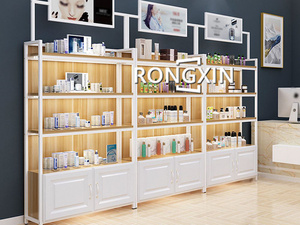 Tủ Trưng Bày Bằng Gỗ Trắng Hiện Đại Cho Cửa Hàng Mỹ Phẩm Phù Hợp Với Ngăn Kéo Beauty Showcase Cửa Hàng Đồ Nội Thất Cung Cấp Mỹ Phẩm - Product Image 2