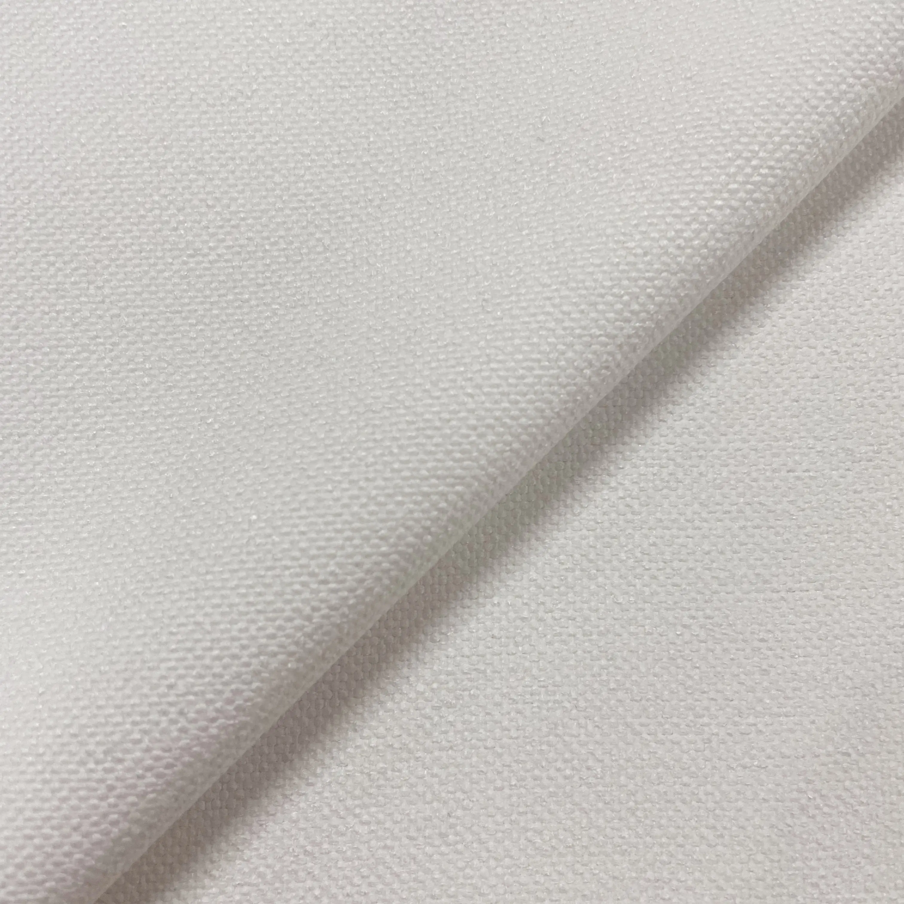 Yüksek kaliteli döşemelik kumaş beyaz 300gsm pamuk gibi % 100% Polyester kumaş ısı transferi için