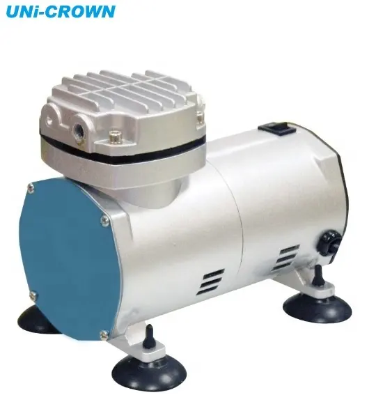 UN-25P AC110V or 220V 4 bar Portable silent mini dry vacuum pump air compressor  Price Adjustable 