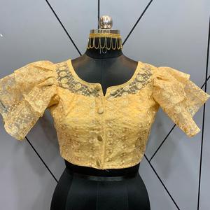 婚纱服新品设计师线工作进口网装已制作的衬衫系列衬衫件印度纱丽 - Product Image 4