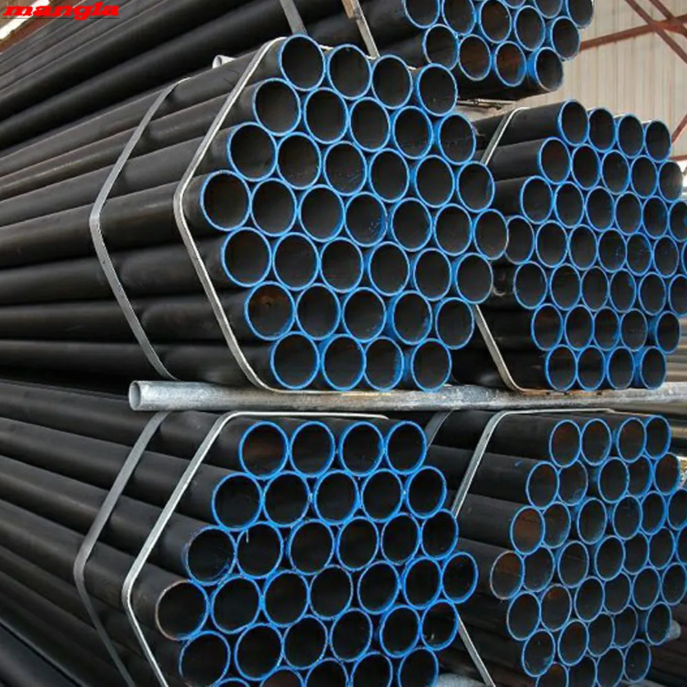 Tubo redondo de acero para construcción, tubería de acero galvanizado de alta calidad, redondeado, 10 pulgadas