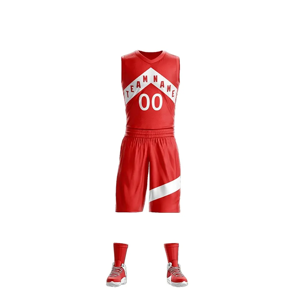 Uniforme personalizado de baloncesto para hombres para adultos Uniforme deportivo Ropa deportiva Conjuntos de impresión digital Ropa de talla grande para hombres