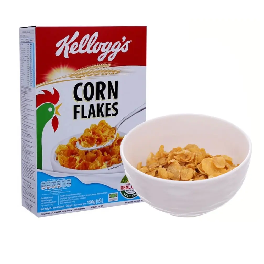 Злаки для завтрака Kellog в форме кукурузы 50 г/150 г/500 г