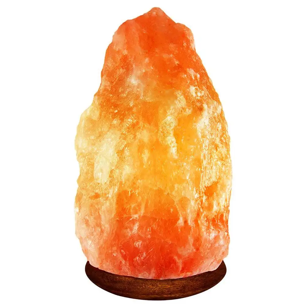 Himalayan Crystal Pink Salt Night Lamp Natural Shape for Office and Home Decor with Health Benefits includes Bulb and Holder