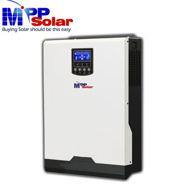 Inversor solar MPP de 3000W, 110V, 24V, 80A, cargador MPPT, cargador de batería de 60A, entrada máxima de PV, 2000W, 145V, onda sinusoidal pura