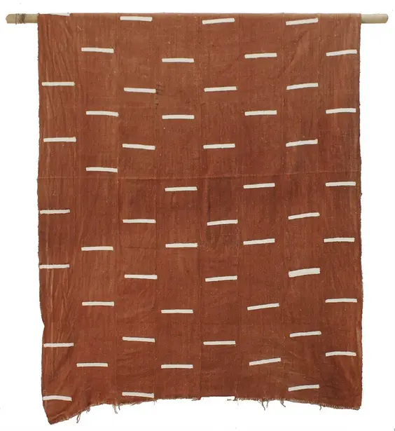 Tela de barro africana con textura india, tejido hecho a mano, 100% algodón, bloque de cojín impreso, tela suelta de desecho, precio de fábrica al por mayor