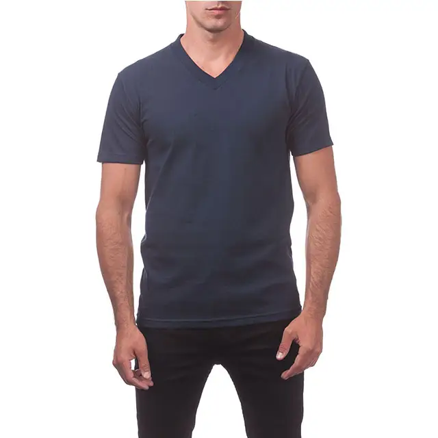 T-shirt pesanti ricamate a collo alto di alta qualità 100% cotone a pianta oversize t-shirt a collo alto