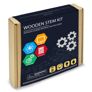 STEM Toy Make Your Own Popular Wooden Train Engine DIY <strong>Model</strong> Building <strong>Kits</strong> - Product Image 5