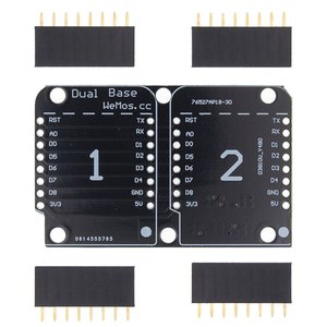 ダブルソケットデュアルベースシールドD1ミニノードMCUESP8266 Diy PCB D1拡張ボード - Product Image 1