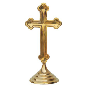 Brass Gold Jesus <strong>Cross</strong> for Church Handmade Direct OEM Factory Sale - Product Image 1