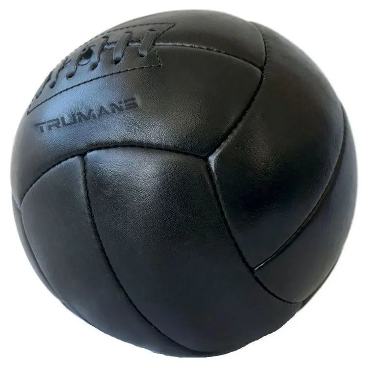 Mini pelotas de fútbol impresas, Logo único, alta calidad, balón de fútbol americano de color negro, cuero genuino