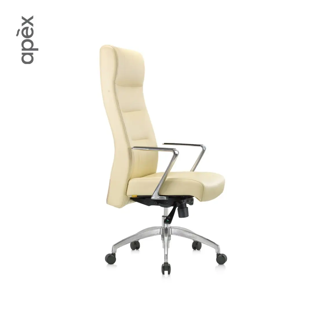 Офисное кресло с высокой спинкой, Эргономичная спинка из натуральной кожи, регулируемая по высоте, современный европейский дизайн 2023