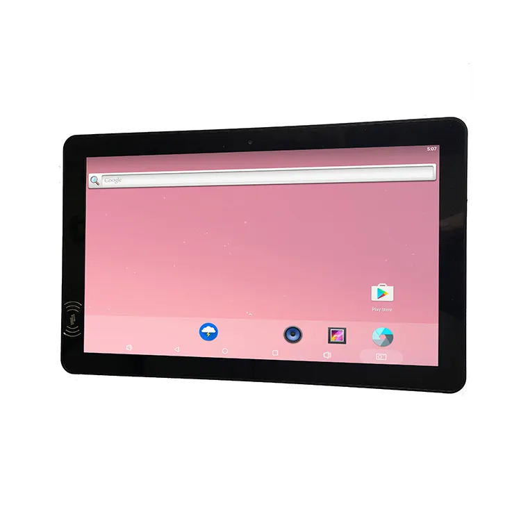 Tablet Dinding Android 11, Tablet RK3566 RK3568 10.1 12 13.3 14 15 15.6 17 21.5 Inci, WiFi 5G NFC RJ45 POE dengan Port Ethernet