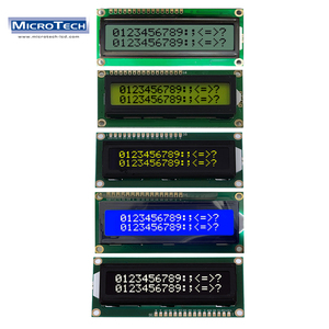 Lcd 1602 i2c 16x2 modulo display a matrice di punti COB interfaccia FSTN MPU modulo LCD nero giallo verde - Product Image 1