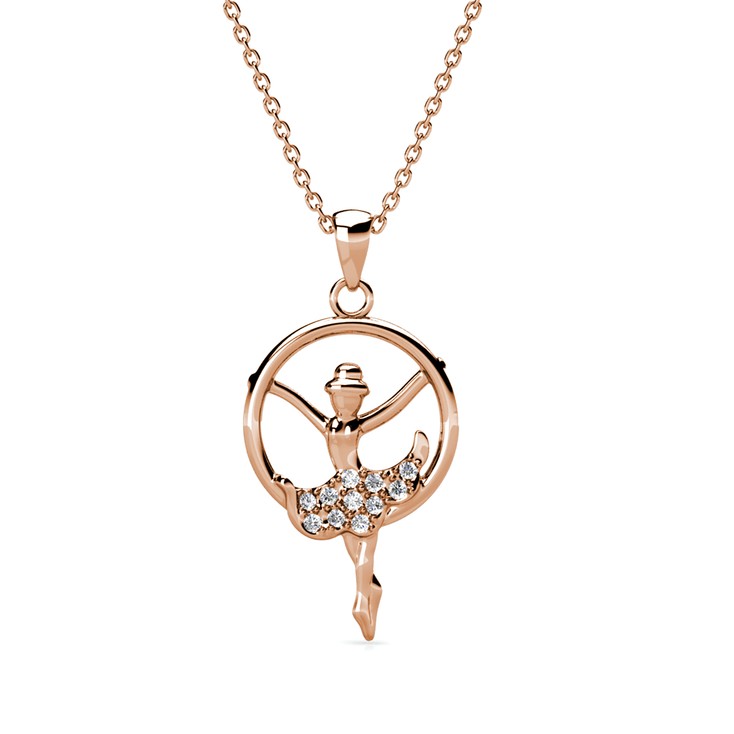 BRASS 18k Rose Gold Plated Necklace