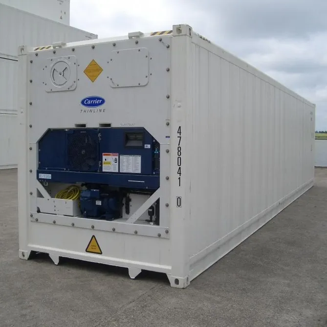 Контейнер для транспортировки морозильной камеры, контейнер для транспортировки рефрижератора, Китай, Бангладеш, Сингапур, 20 футов, 40 футов