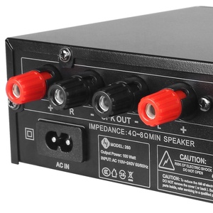 AMPLIFICADOR DE POTENCIA profesional estéreo integrado, interruptor de circuito de potencia, clase 2, 100 vatios - Product Image 4