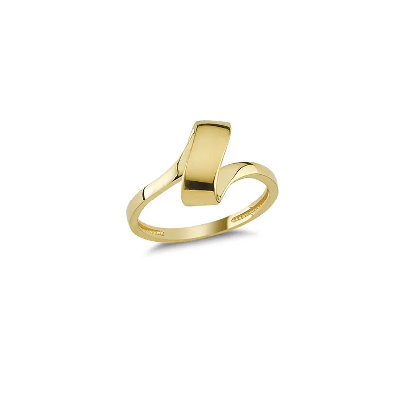 14K katı altın yüzük Lover sanat tasarım yüzükler fantezi takı CZ elmas 2 Gram altın mücevher alyans altın yüzük kadınlar için
