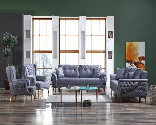 Verona Sofa Set Woonkamer Meubels Bestseller Economische Luxe Turkse Sofa Set Dure Economische