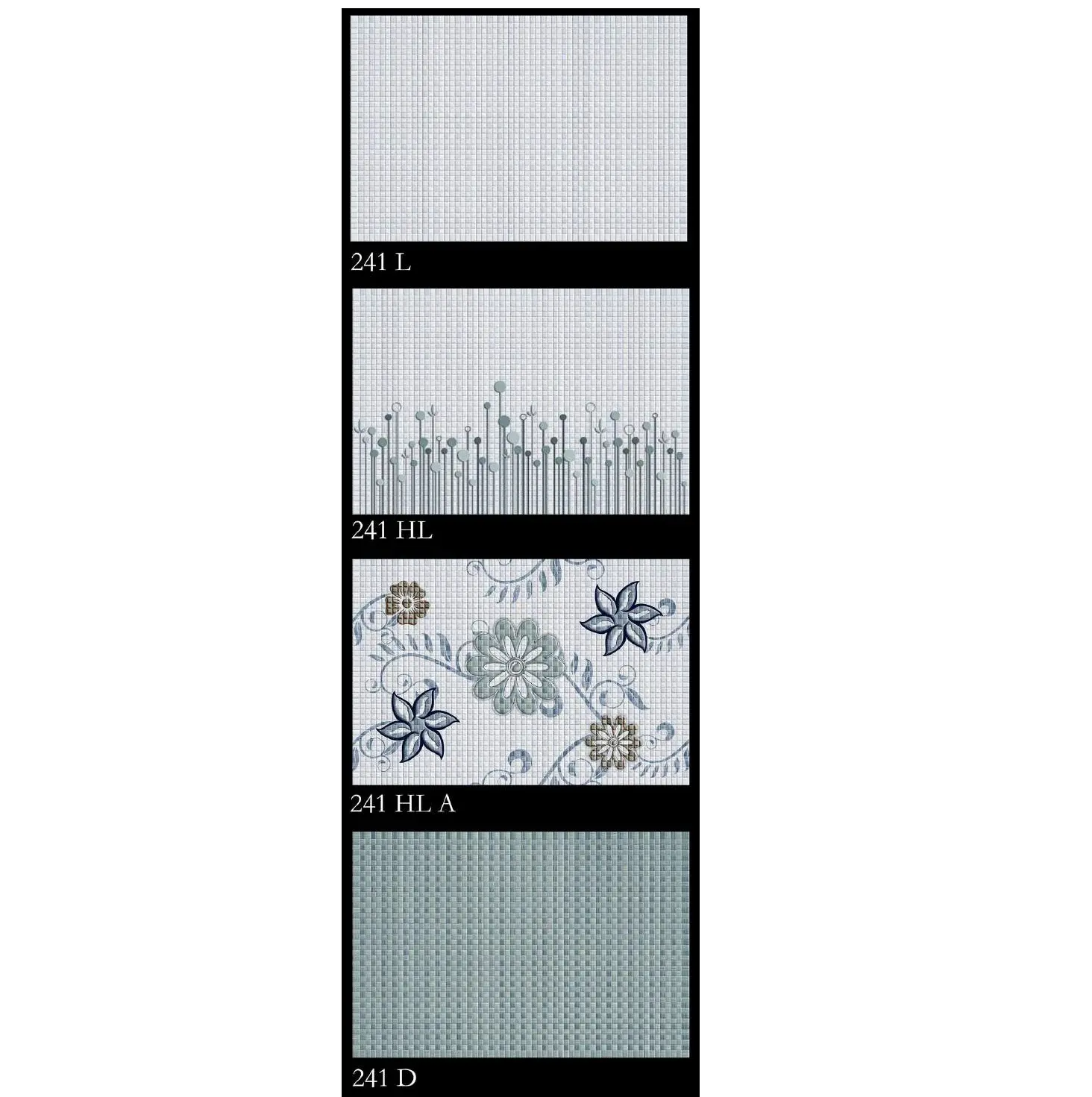 Venta caliente de azulejos de pared de color verde claro de cerámica esmaltada impresa 300x450mm