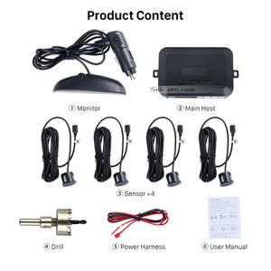 Backup Rader <strong>Wireless</strong> LED Display Parking <strong>Sensors</strong> Auto Car <strong>Reverse</strong> Assistance <strong>System</strong> Rearview Monitor - Product Image 5