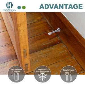 Đánh bóng Brass trumpet mùa xuân cửa stopper linh hoạt tường bảo vệ - Product Image 3