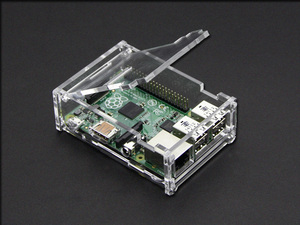 LS <strong>Pi</strong> 3 Mode B Transparent Acrylic <strong>Case</strong> Cooling System External Fan compatible for <strong>Raspberry</strong> - Product Image 2