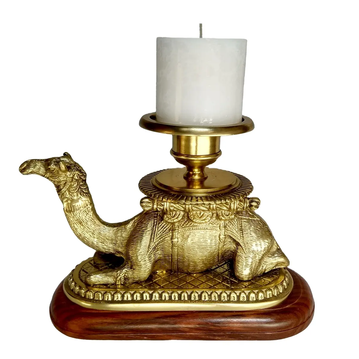 홈 장식 테이블 탑 장식 럭셔리 도매 속도 웨딩 선물 축제에 대 한 낙타 동물 동상에 촛불 스탠드 홀더