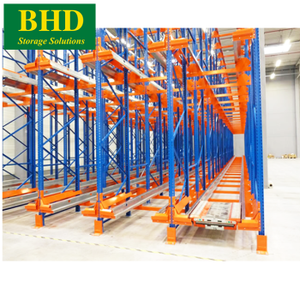Sistema di scaffalature semiautomatico ad alta densità per il recupero automatizzato di scaffalature per Pallet personalizzate utilizzato In magazzino - Product Image 6