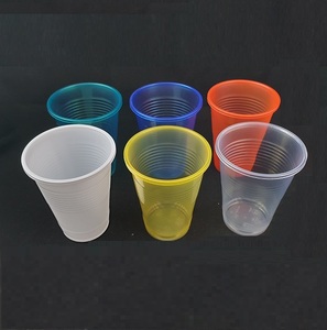 赤使い捨て7oz/200mlPPプラスチック飲料カップ生分解性ガラス素材カスタムデザインロゴパーティーキャンプ500ml容量 - Product Image 5