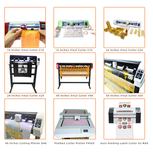 Skycut D24 çift kafaları yüksek hassasiyetli hızlı hızlı dahili kamera kontur kesme vinil kesici Plotter masaüstü üzerinde - Product Image 6
