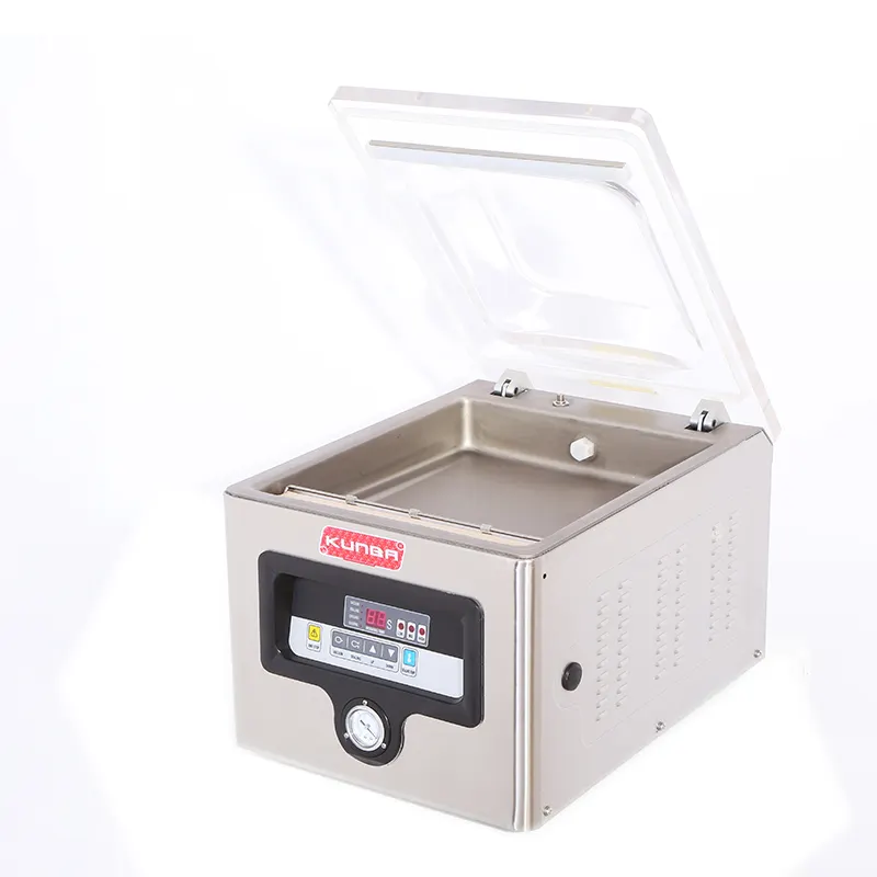 Sıcak satış KUNBA masaüstü vakum paketleme makinesi gıda vakumlama makinesi pirinç balık vakum yapıştırma makinesi